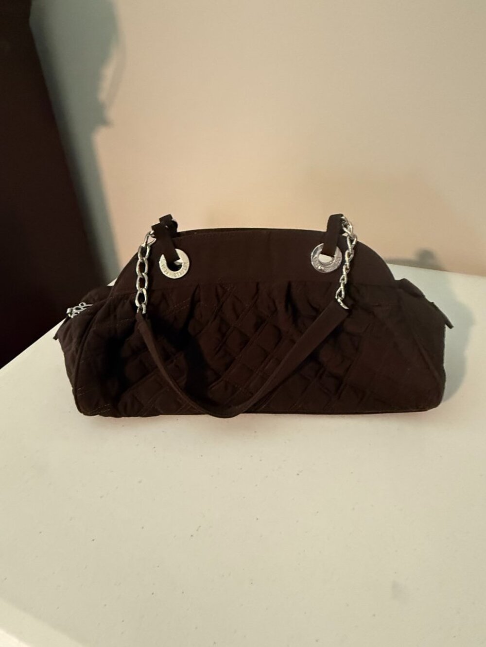 Vera Bradley Black Microfiber Purse